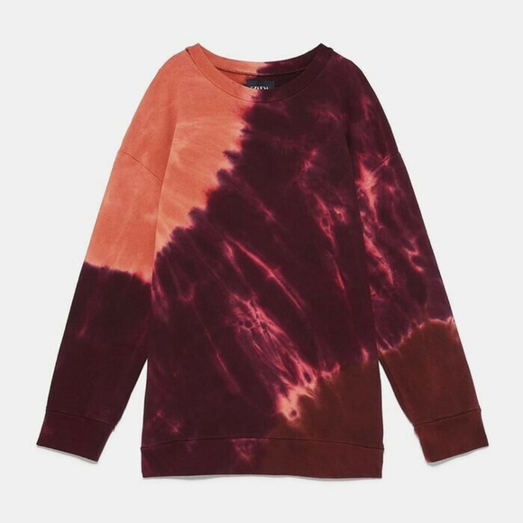 Tie Dye Sweatshirt Zara 2025 | www.angloamericancentre.it